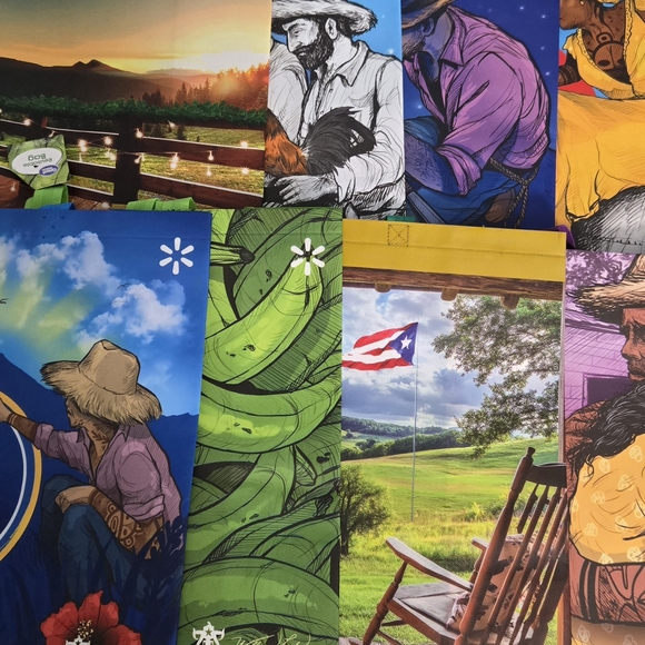 Colorful Artistic Reusable Tote Bag - Picture 2 of 10